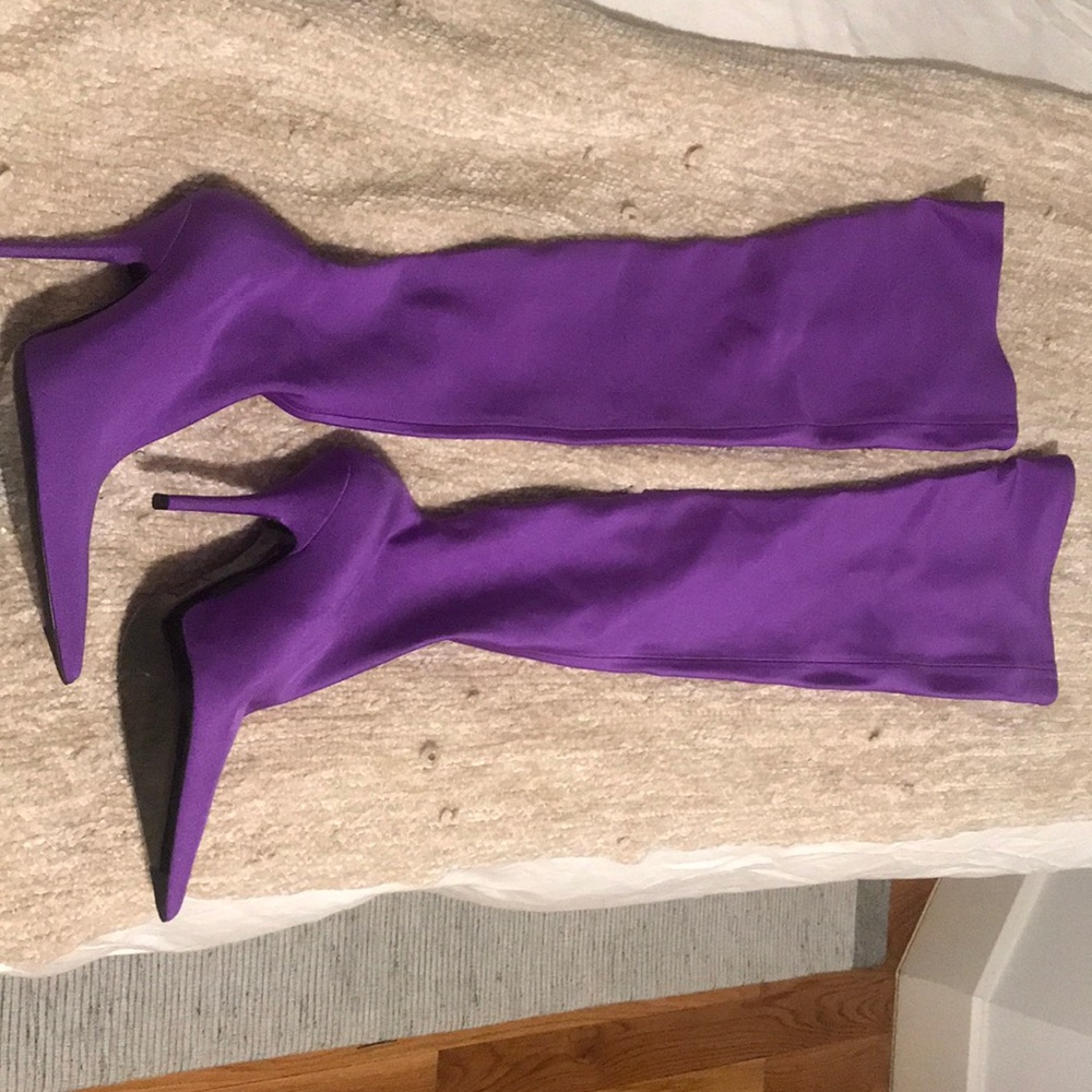 Balenciaga thigh high boots. Have never been worn
